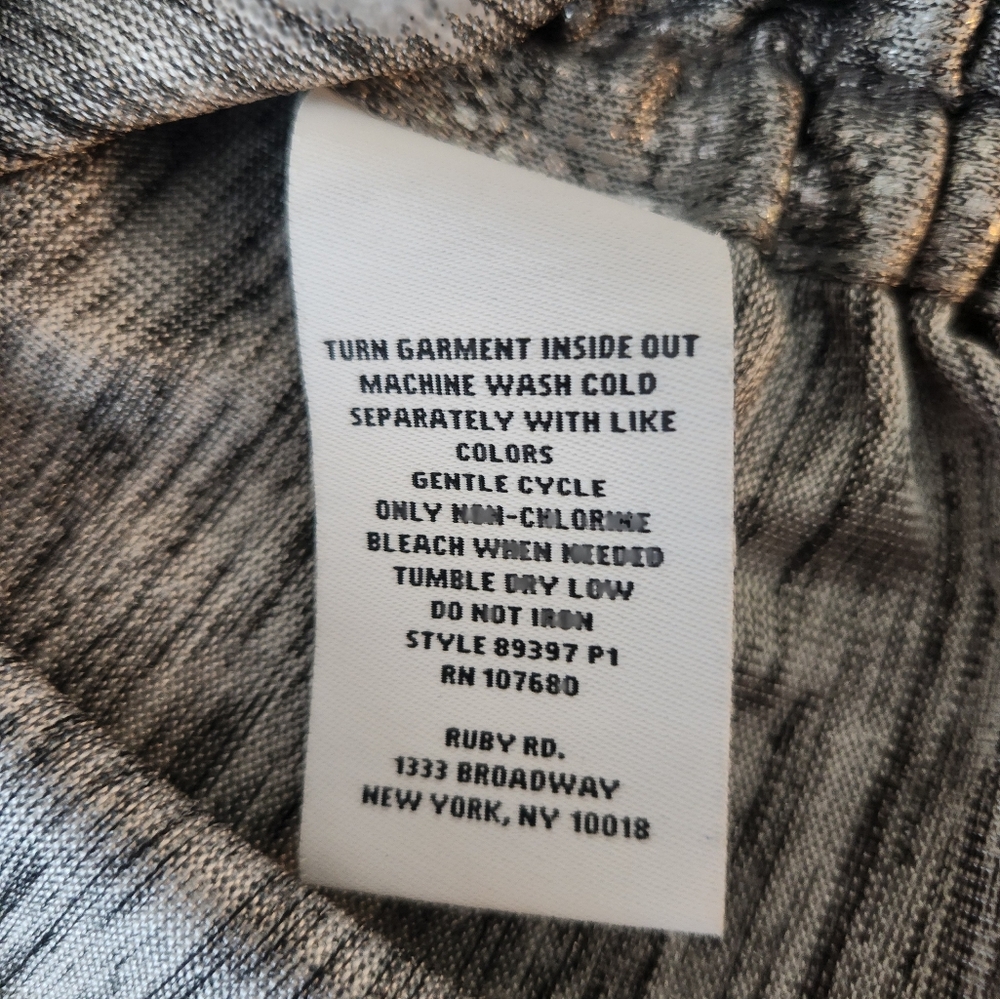 Ruby Rd. Elegant Silver Women's Top - image 6